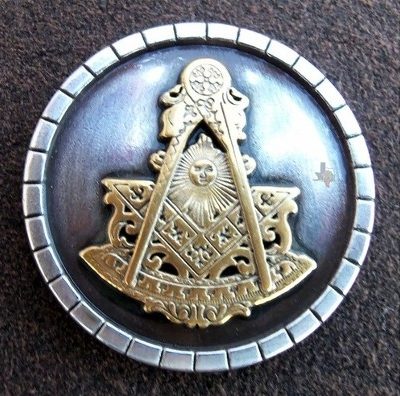 Sheath Concho (Masonic Past Master)