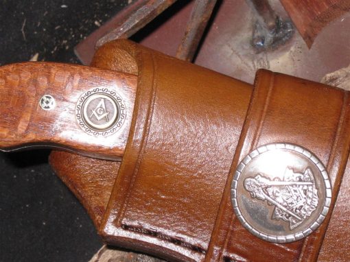 Texas - MK-M745   (w/Past Master Concho on Sheath) <p><font size="7"><font color="#FF0000">Just SOLD!</FONT></p> - Image 3