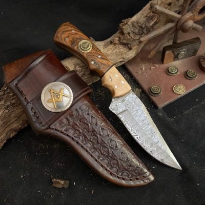 Wolf  "3"  (Damascus) MK-M849 <BR><strong><span style="color: #ff0000;"><span style="font-size: large;">SOLD! </span> </span></strong>