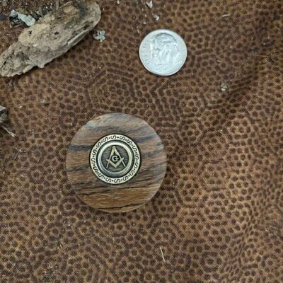 <B>Masonic Token</B> - Bocote-#1  <strong><span style="color: #008000;"><span style="font-size: large;">SOLD </span> </span></strong>