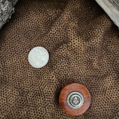 <B>Masonic Token</B> - Padauk 5
