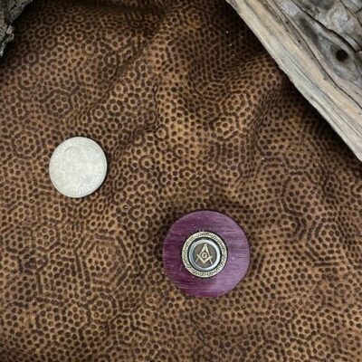 <B>Masonic Token</B> - Purpleheart 1<strong><span style="color: #008000;"><span style="font-size: large;">SOLD </span> </span></strong>