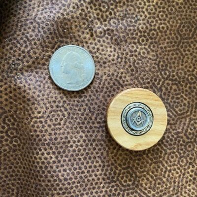 <B>Masonic Token</B> - Australian Cypress 1