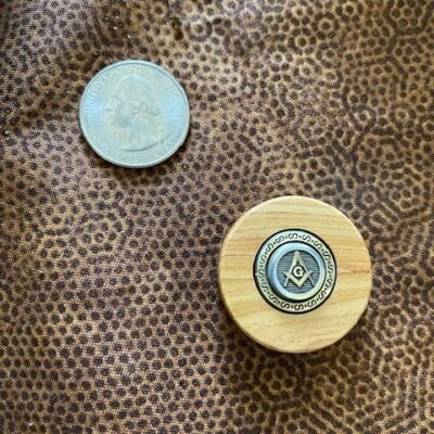 <B>Masonic Token</B> - Australian Cypress 2