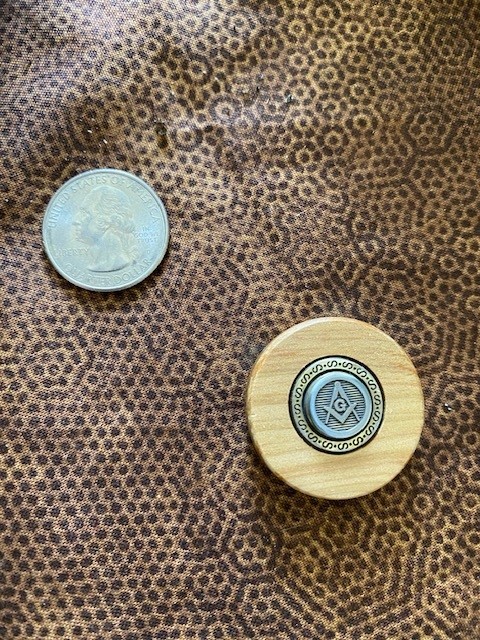 <B>Masonic Token</B> - Australian Cypress 3