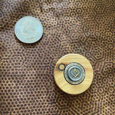 <B>Masonic Token</B> - Australian Cypress 4<strong><span style="color: #008000;"><span style="font-size: large;">SOLD </span> </span></strong>