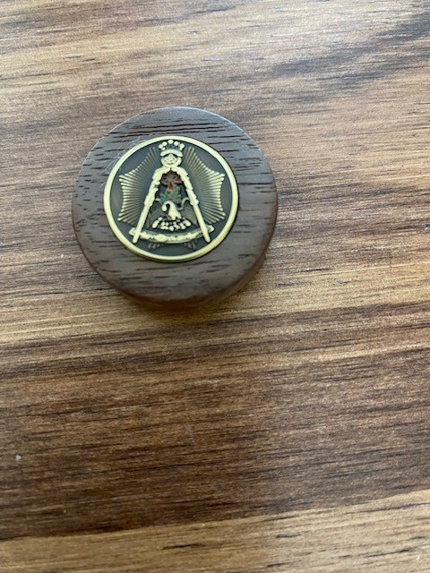 <B>Masonic Token</B> - American Walnut